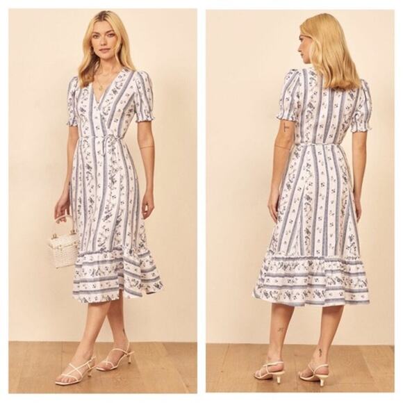 NWT Reformation Veronika Linen Dress Size Small - Picture 7 of 11